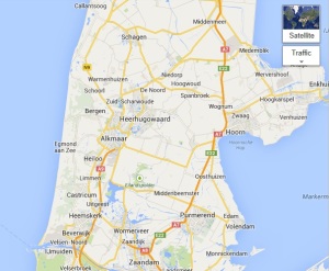 Route Callansoog nach IJmuiden
